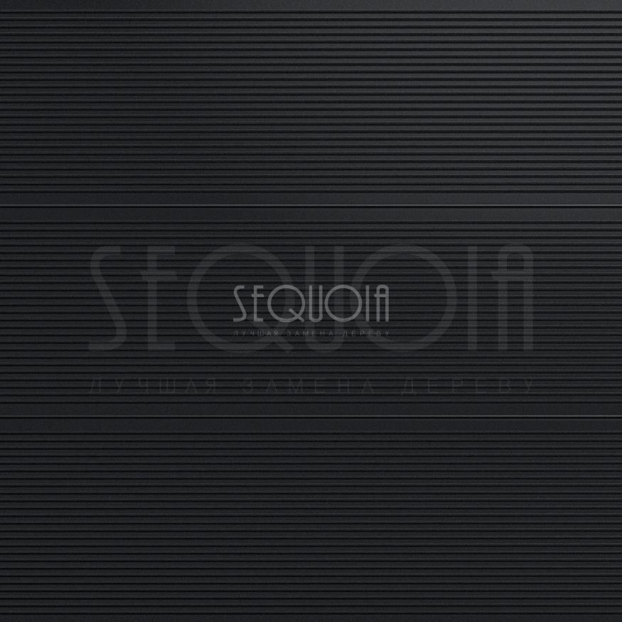 Доска террасная ДПК 3D SEQUOIA Evolution WOOD BLACK купить в Омске