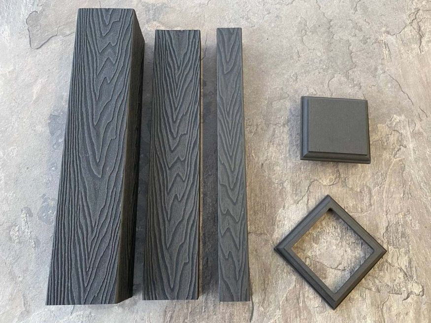 Перила для ограждений из ДПК EasyDecking, Wood-X, Черное дерево купить в Омске