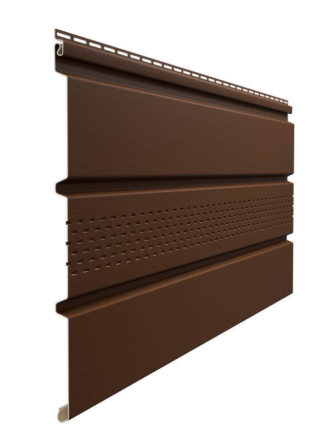 Софит Docke T4 с центральной перфорацией Каштан купить в Омске