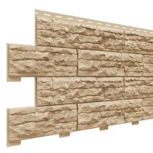 Фасадные панели Доломит, Скалистый риф Премиум, Умбра