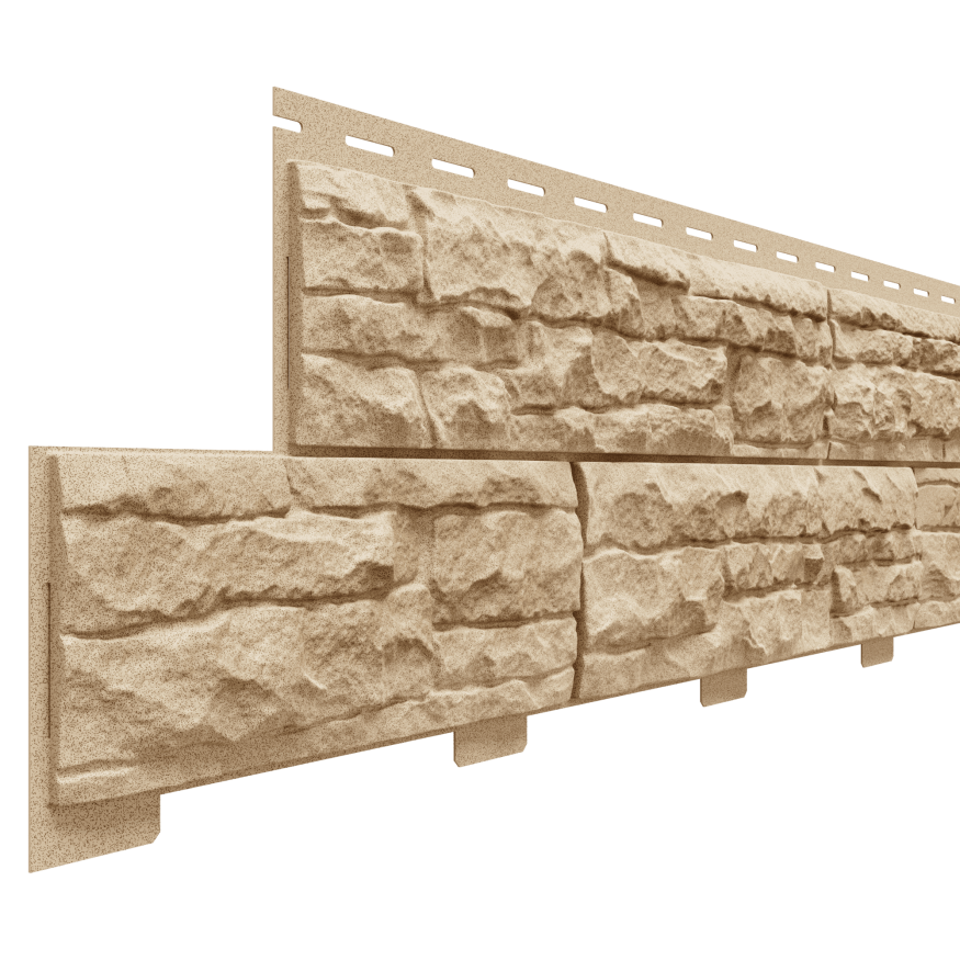 Фасадные панели Доломит, Скалистый риф Премиум, Умбра купить в Омске
