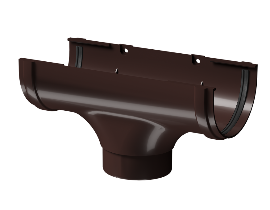 Воронка водосточная Docke Premium, цвет Шоколадный. купить в Омске