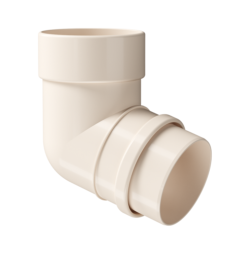 Колено водосточное 72˚ Docke Lux, Латте купить в Омске