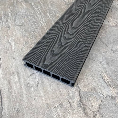 Террасная доска ДПК Latitudo, Euro 3D, Графит купить в Омске