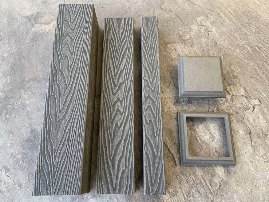 Перила для ограждений из ДПК EasyDecking, Wood-X, Серый купить в Омске