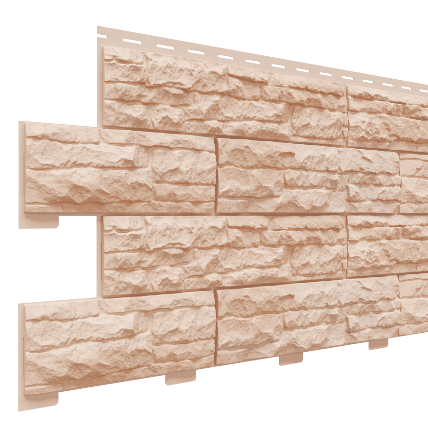 Фасадные панели Доломит, Скалистый риф элитный, Терракот купить в Омске