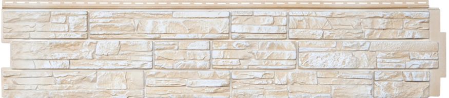 Фасадная панель Grand Line (Я Фасад), Крымский сланец, Слоновая кость купить в Омске