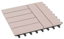 Модульный паркет ДПК GRINDERDECO Комфорт 4 Светлый дуб