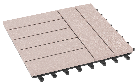 Модульный паркет ДПК GRINDERDECO Комфорт 4 Светлый дуб купить в Омске