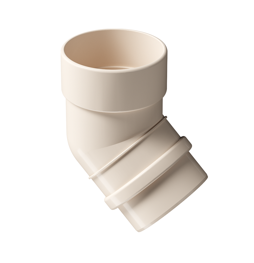 Колено водосточное 45˚ Docke Lux, Латте купить в Омске