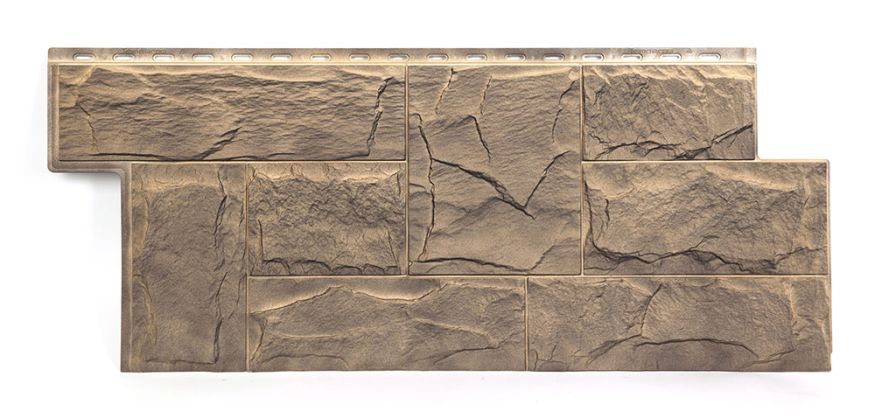 Фасадная панель T-Сайдинг, Гранит Леон ЭКО-2 Сосна купить в Омске