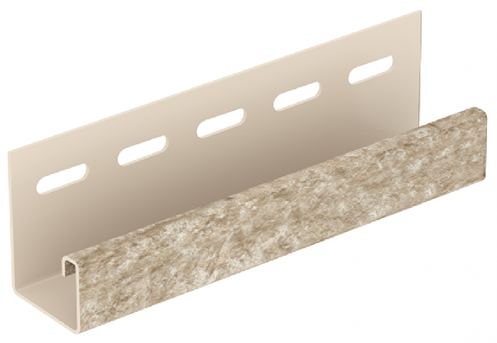 J-планка Ю-Пласт Стон Хаус Кварцит, Светло-Бежевый купить в Омске