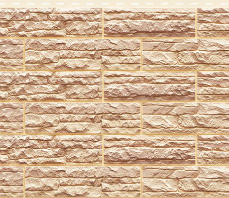 Фасадная панель Доломит, Скалистый риф Люкс, Янтарь купить в Омске