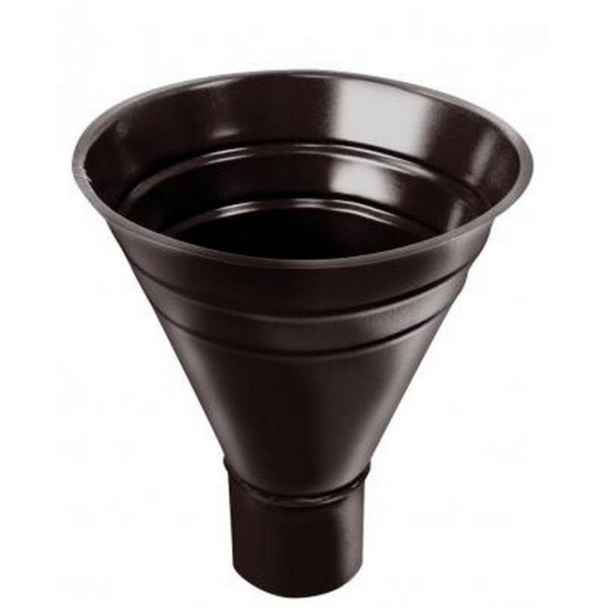 Водосборная воронка Grand Line, коричневая (RAL 8017), 125/90. купить в Омске