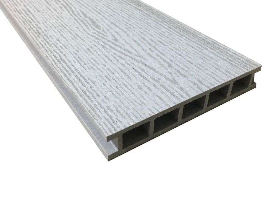 Террасная доска Faynag Stelo из ДПК в цвете серебро. купить в Омске