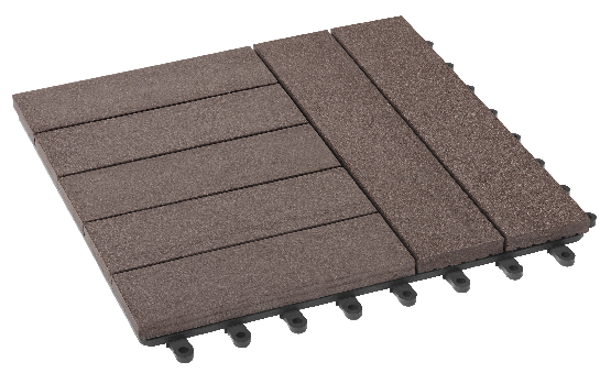 Модульный паркет ДПК GRINDERDECO Комфорт 4 в цвете Венге купить в Омске