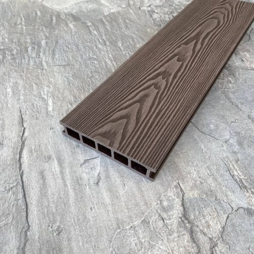 Террасная доска ДПК Latitudo, Euro 3D, Шоколад купить в Омске