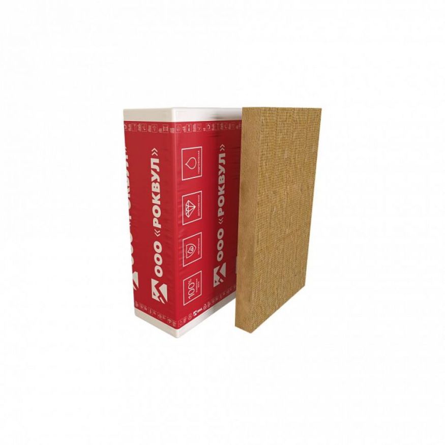 Утеплитель Rockwool РУФ БАТТС Н Оптима 100х600х1000/3шт/1.8м2/0.18м3 (32упак/палл) Rockwool купить в Омске