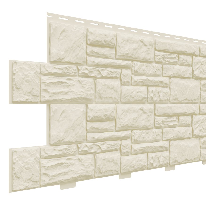 Фасадная панель Доломит, Крымский берег, Слоновая кость купить в Омске