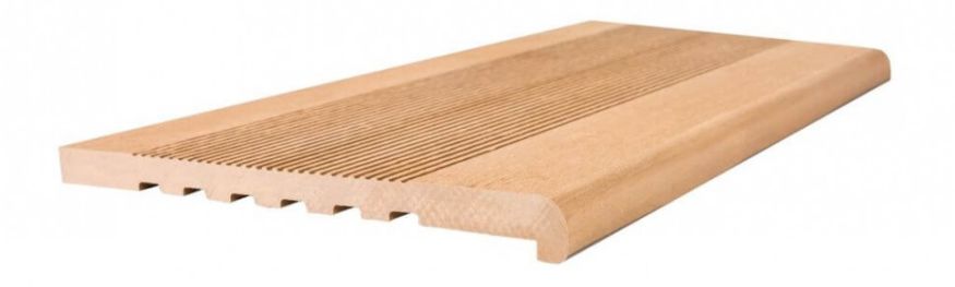 Ступени из ДПК NanoWood - Карамельные полнотелые купить в Омске