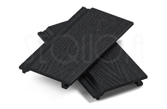 Доска фасадная ДПК 3D SEQUOIA Evolution WOOD BLACK  купить в Омске
