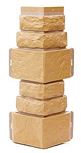 Угол T-Сайдинг, Дикий Камень Бежевый купить в Омске