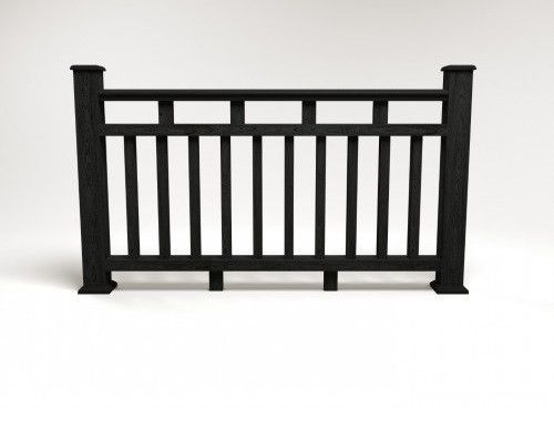 Ограждение из древесно-полимерного композита FG8 кварц купить в Омске