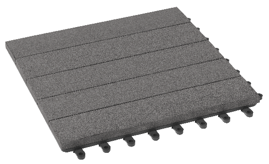 Модульный паркет ДПК GRINDERDECO Комфорт 3 Цвет серый базальт купить в Омске