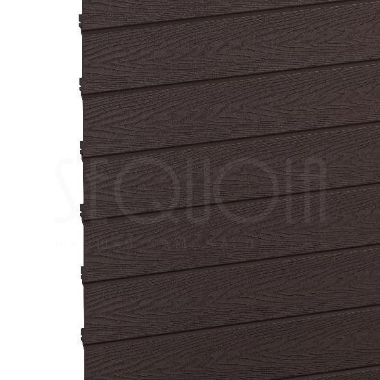 Доска фасадная ДПК 3D SEQUOIA Evolution WOOD BROWN купить в Омске