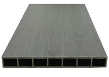 Доска для грядок и цветников из ДПК 3D NauticPrime, серый цвет, размеры 30х300х2950 мм.