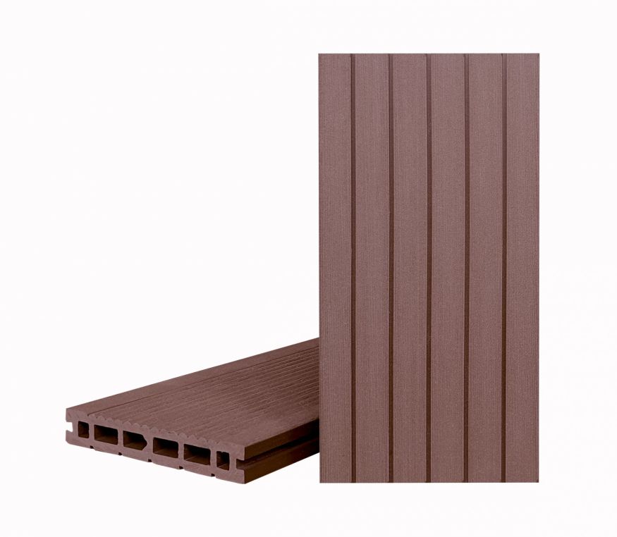 Террасная доска ДПК Terrapol Классик (Пустотелая с пазом) Орех Милано купить в Омске