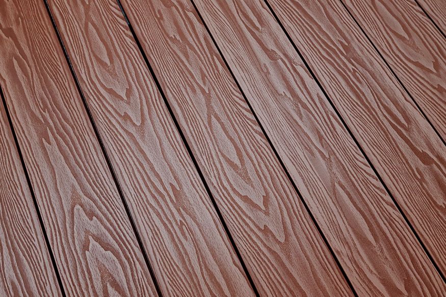 Террасная доска ДПК Terrapol Смарт 3D (Полнотелая без паза) Орех Милано купить в Омске