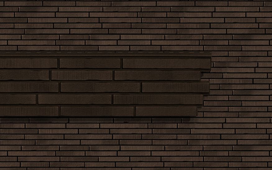 Фасадная панель Ю-Пласт Стоун Хаус S-Lock Ригельный кирпич, Мокко купить в Омске