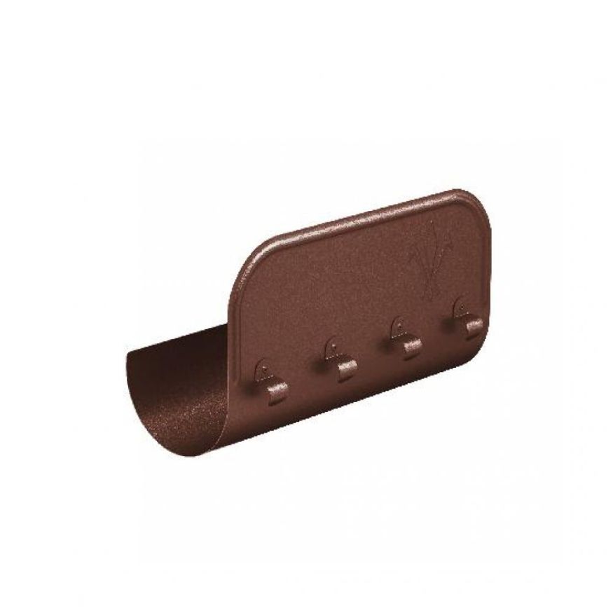 Ограничитель перелива прямой Aquasystem, RAL 8017, коричневый матовый, 125/90 купить в Омске