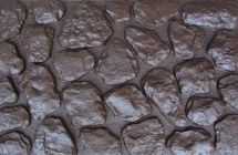 Фасадная панель Аэлит Коричневый мелкокаменный