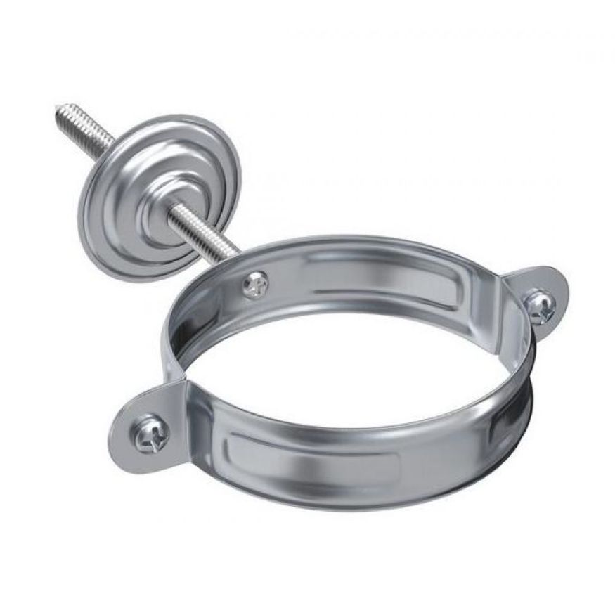 Комплект крепления трубы Aquasystem, оцинкованный 150/100 мм купить в Омске