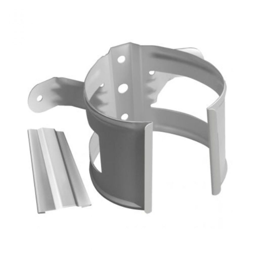 Кронштейн для труб (на деревянную поверхность), Grand Line, Белый (RAL 9003) купить в Омске