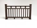 Ограждение из древесно-полимерного композита FG8 венге купить в Омске