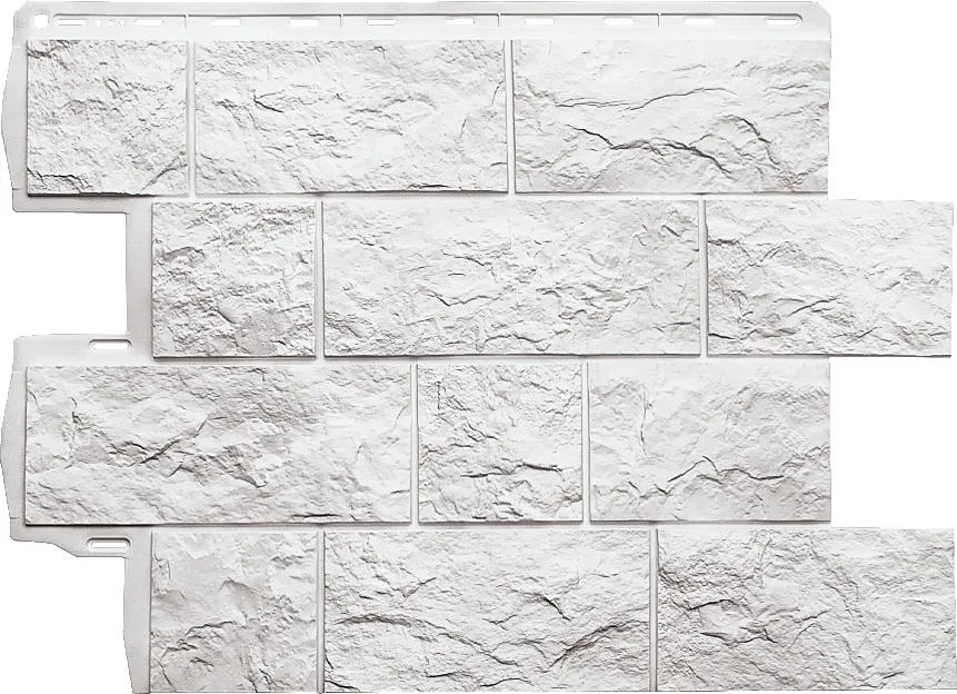 Фасадная панель Альта-Профиль, Туф ЭКО, Белый купить в Омске