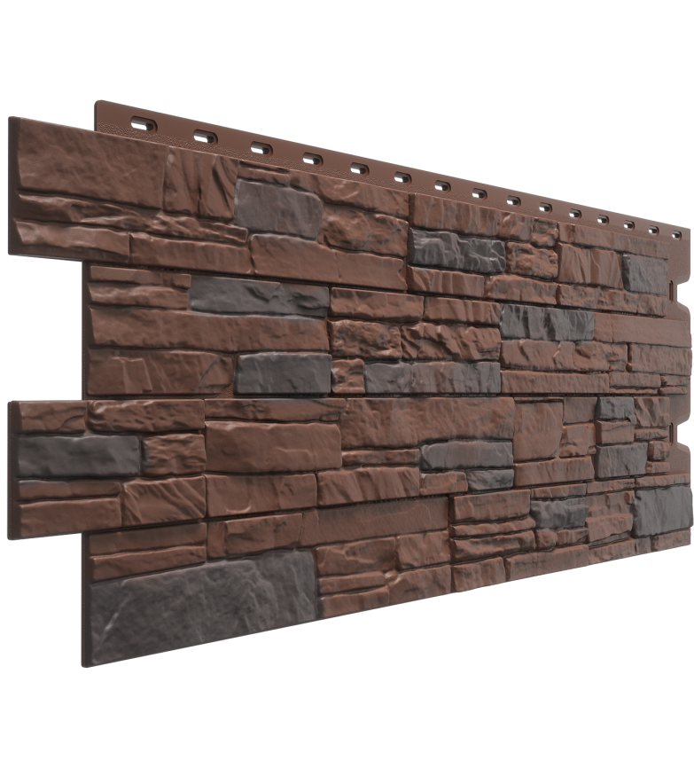 Фасадная панель Docke Stein Темный орех купить в Омске