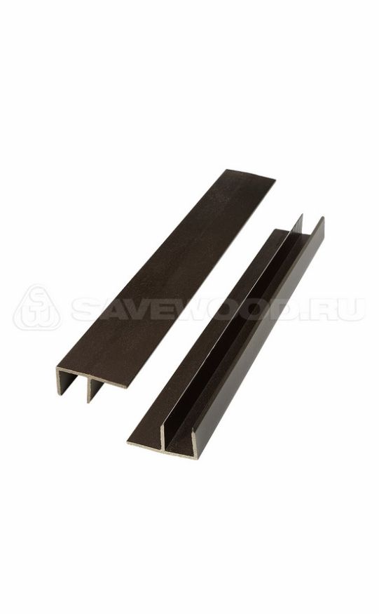 F-профиль ДПК Savewood, Темно-коричневый купить в Омске