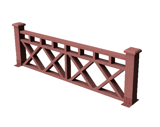 Декоративное ограждение из ДПК GRINDERDECO Бэйли мербау купить в Омске