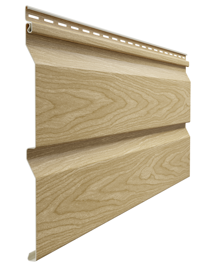 Виниловый сайдинг Docke, модель Корабельный брус D5D, оттенок Спелый каштан. купить в Омске