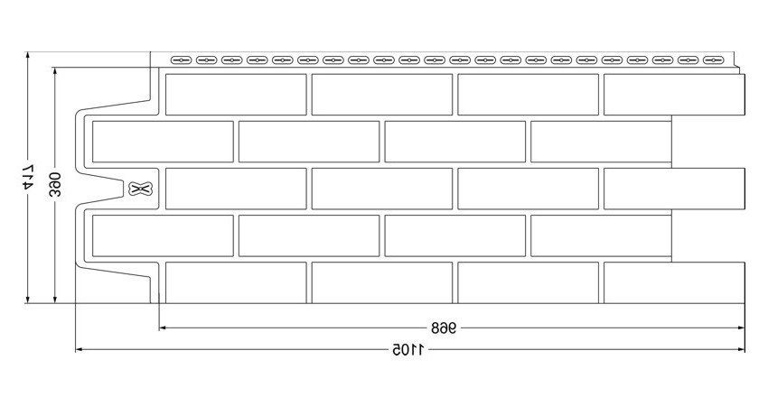 Фасадные панели Grand Line, Клинкерный кирпич Classic, Терракотовый купить в Омске