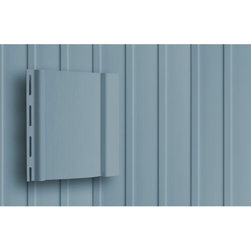 Вертикальный сайдинг Grand Line, цвет голубой купить в Омске