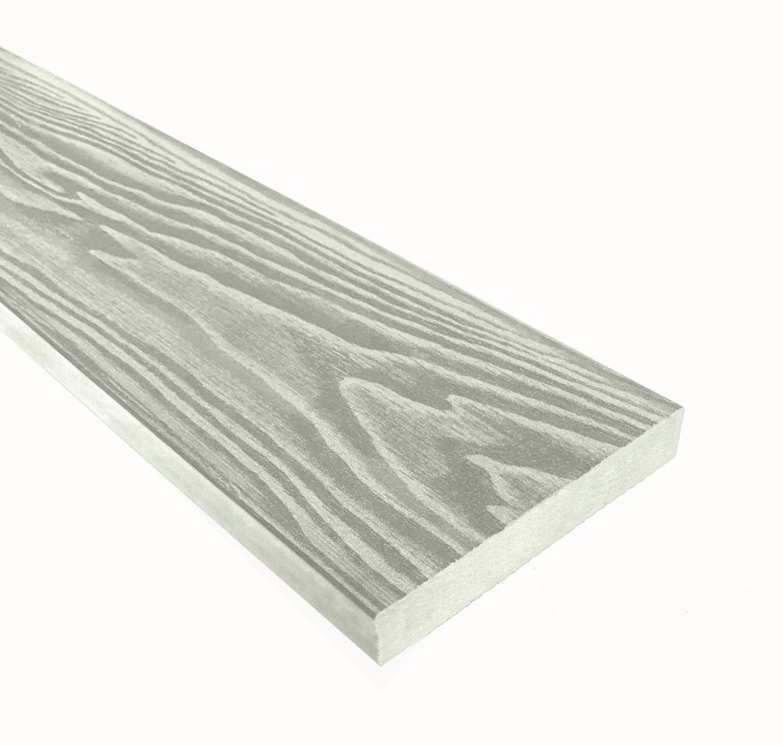 Террасная доска ДПК Terrapol Смарт 3D (Полнотелая без паза) Дуб белёный купить в Омске