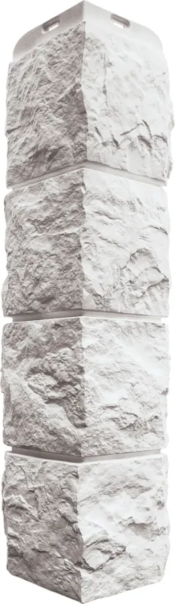 Угол наружный Альта-Профиль, Туф ЭКО, Белый купить в Омске