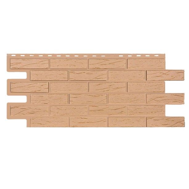 Фасадная панель T-Сайдинг, Саман Эко, Крем купить в Омске