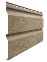 Виниловый сайдинг Docke, Деревянный брус D5D, Цвет кедр.