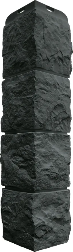 Угол наружный Альта-Профиль, Туф ЭКО, Графит купить в Омске